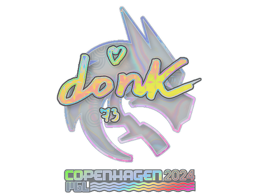 Buy CS2 sticker Sticker | donk (Holo) | Copenhagen 2024 skin
