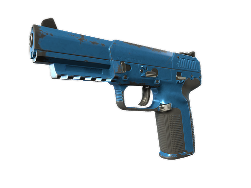 Buy CS2 pistol Five-SeveN | Sky Blue (Well-Worn) skin