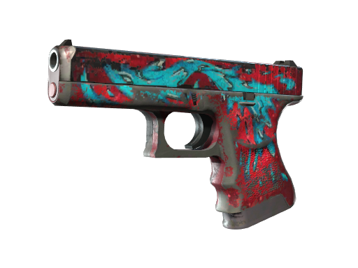 Buy CS2 pistol StatTrak™ Glock-18 | Water Elemental (Battle-Scarred) skin