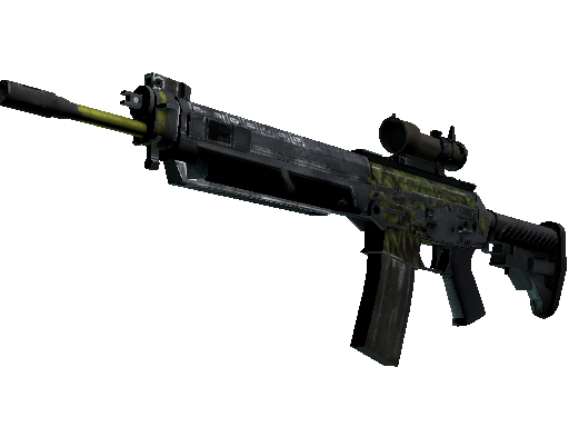Buy CS2 rifle Souvenir SG 553 | Lush Ruins (Battle-Scarred) skin