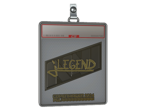 Buy CS2 charm Sticker Slab | jL (Gold) | Copenhagen 2024 skin