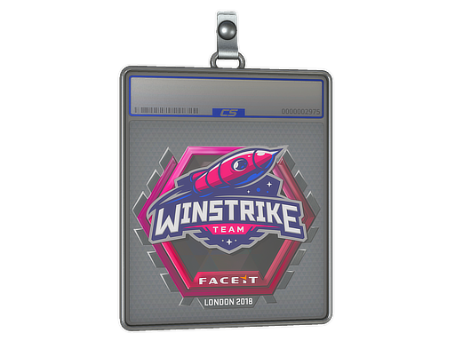 Buy CS2 charm Sticker Slab | Winstrike Team | London 2018 skin
