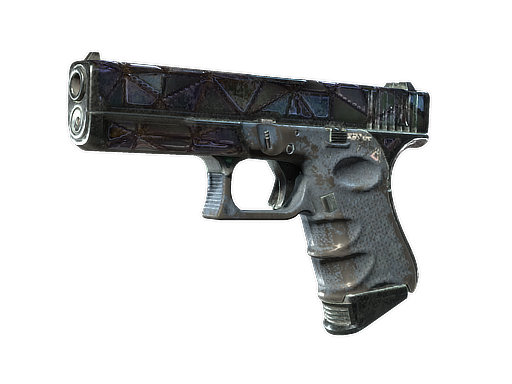 Buy CS2 pistol Glock-18 | Mirror Mosaic (Battle-Scarred) skin