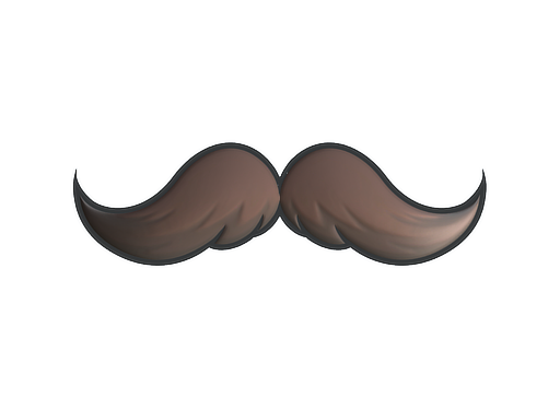Buy CS2 sticker Sticker | Mustachio (Foil) skin