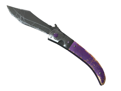Buy CS2 knife ★ StatTrak™ Navaja Knife | Ultraviolet (Battle-Scarred) skin