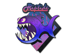 Buy CS2 sticker Sticker | Purple Jaggyfish skin