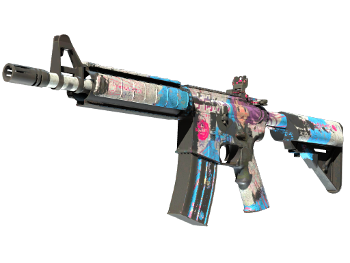 Buy CS2 rifle StatTrak™ M4A4 | Temukau (Battle-Scarred) skin