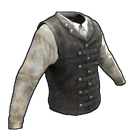 Buy Rust burlap shirt Captain's Vest and Shirt skin
