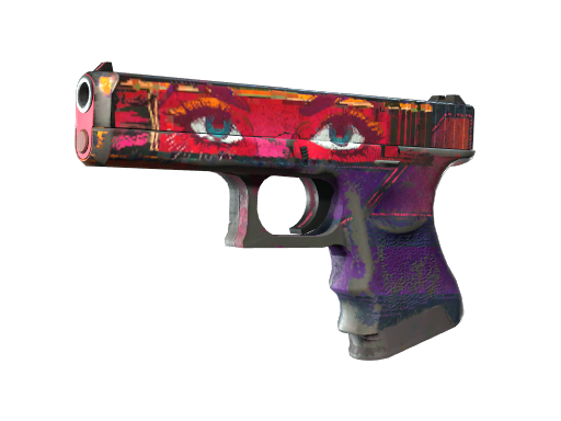 Buy CS2 pistol StatTrak™ Glock-18 | Vogue (Battle-Scarred) skin
