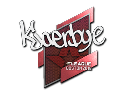 Buy CS2 sticker Sticker | Kjaerbye | Boston 2018 skin
