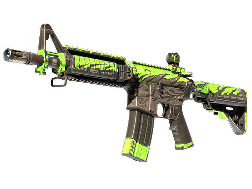 Buy CS2 rifle StatTrak™ M4A4 | Full Throttle (Battle-Scarred) skin