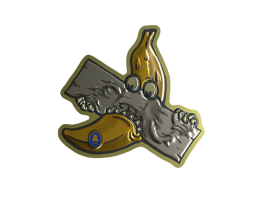 Buy CS2 sticker Sticker | Bananart (Foil) skin