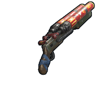 Buy Rust double barrel shotgun Caution DBS skin