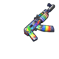 Buy Rust ak47u Rainbow AR skin