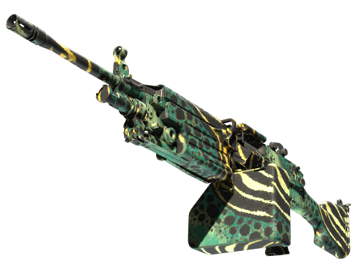 Buy CS2 machinegun StatTrak™ M249 | Emerald Poison Dart (Factory New) skin