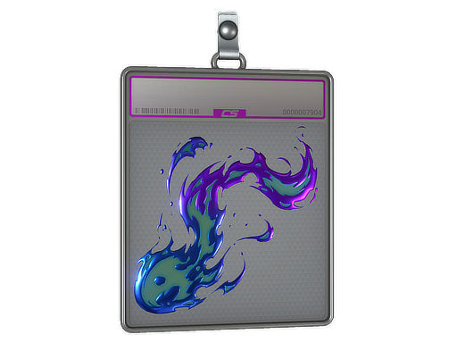 Buy CS2 charm Sticker Slab | Winding Scorch (Foil) skin