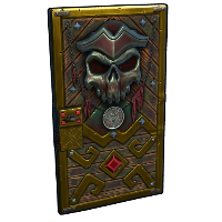 Buy Rust sheet metal door Pirate Treasures Door skin