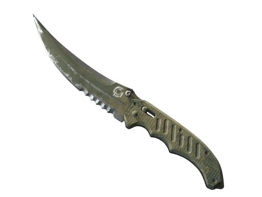 Buy CS2 knife ★ Flip Knife | Safari Mesh (Battle-Scarred) skin