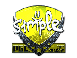 Buy CS2 sticker Sticker | s1mple (Foil) | Krakow 2017 skin