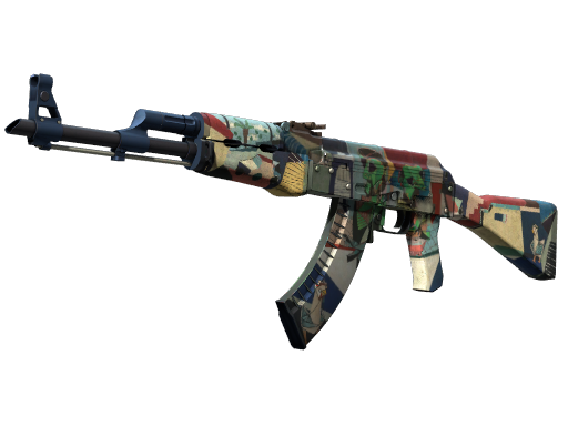 Buy CS2 rifle StatTrak™ AK-47 | Leet Museo (Well-Worn) skin