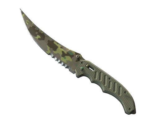 Buy CS2 knife ★ Flip Knife | Boreal Forest (Well-Worn) skin
