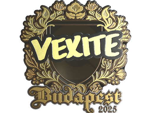Buy CS2 sticker Sticker | vexite (Gold) | Budapest 2025 skin