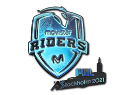 Buy CS2 sticker Sticker | Movistar Riders (Holo) | Stockholm 2021 skin