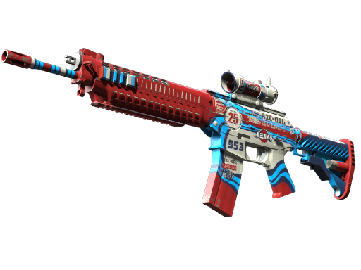 Buy CS2 rifle Souvenir SG 553 | Integrale (Well-Worn) skin