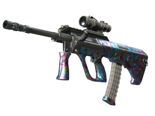 Buy CS2 rifle StatTrak™ AUG | Death by Puppy (Factory New) skin