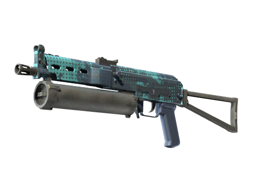 Buy CS2 smg StatTrak™ PP-Bizon | Cobalt Halftone (Factory New) skin