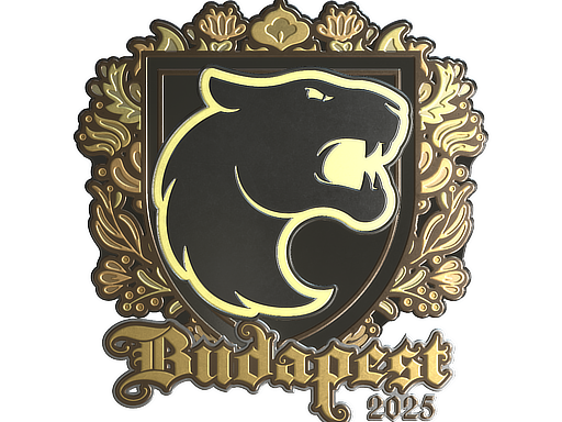 Buy CS2 sticker Sticker | FURIA (Gold) | Budapest 2025 skin