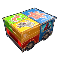 Buy Rust wooden box Stickered Toy Car skin