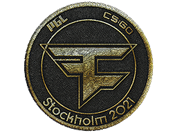 Buy CS2 patch Patch | FaZe Clan (Gold) | Stockholm 2021 skin