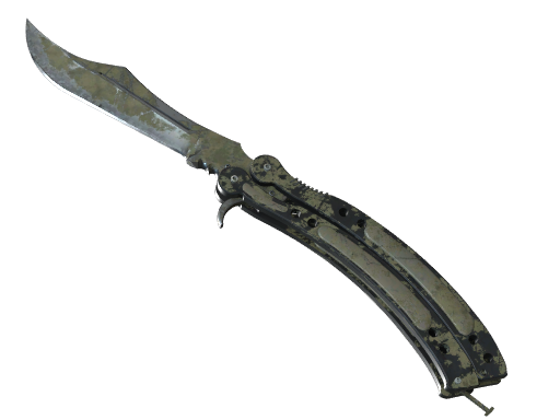 Buy CS2 knife ★ Butterfly Knife | Safari Mesh (Battle-Scarred) skin