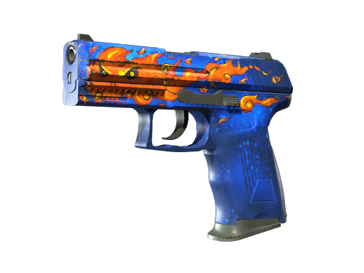 Buy CS2 pistol StatTrak™ P2000 | Fire Elemental (Well-Worn) skin