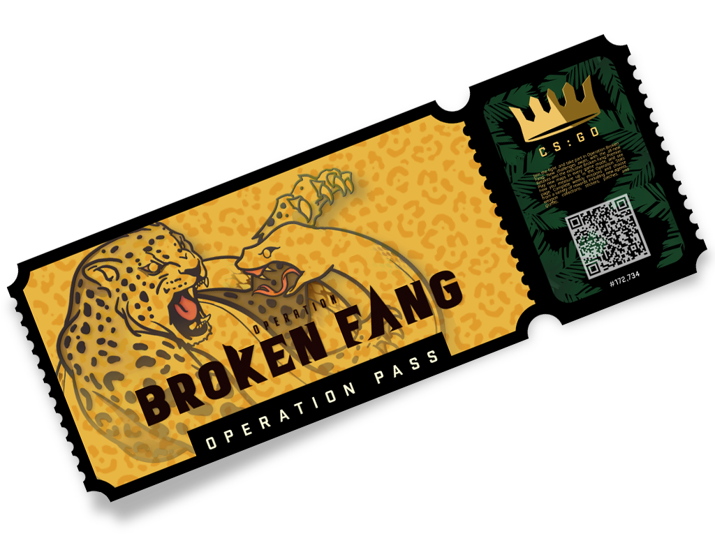 Buy CS2 pass Operation Broken Fang Premium Pass skin