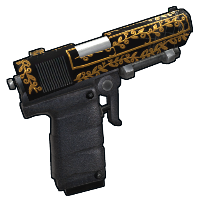Buy Rust semi auto pistol Golden Leaf SAP skin