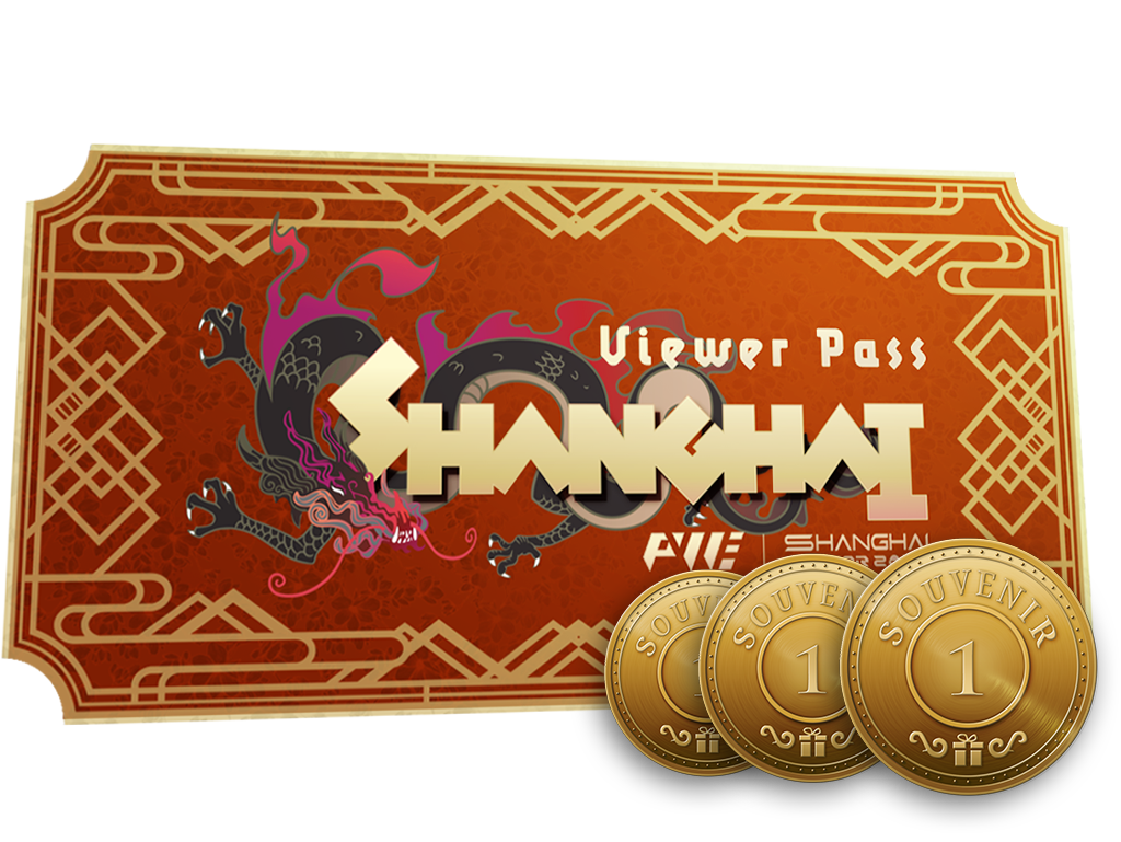 Buy CS2 pass Shanghai 2024 Viewer Pass + 3 Souvenir Tokens skin
