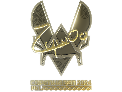 Buy CS2 sticker Sticker | ZywOo (Gold) | Copenhagen 2024 skin