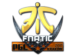 Buy CS2 sticker Sticker | Fnatic (Foil) | Krakow 2017 skin