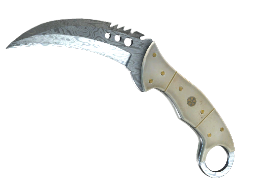 Buy CS2 knife ★ StatTrak™ Talon Knife | Damascus Steel (Factory New) skin
