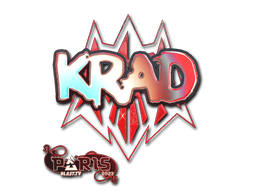 Buy CS2 sticker Sticker | Krad (Holo) | Paris 2023 skin