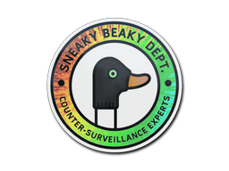 Buy CS2 sticker Sticker | Sneaky Beaky Dept. (Holo) skin