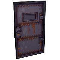 Buy Rust armored metal door Pixel Armored Door skin