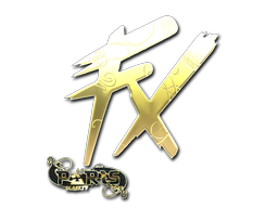 Buy CS2 sticker Sticker | Fluxo (Gold) | Paris 2023 skin