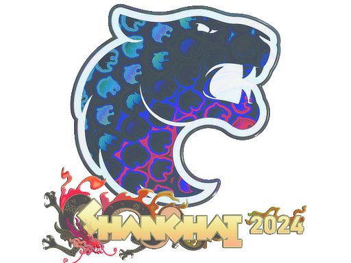 Buy CS2 sticker Sticker | FURIA (Holo) | Shanghai 2024 skin