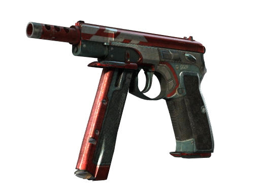 Buy CS2 pistol StatTrak™ CZ75-Auto | Red Astor (Battle-Scarred) skin