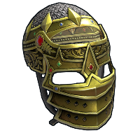 Buy Rust metal facemask Gold Lord Facemask skin