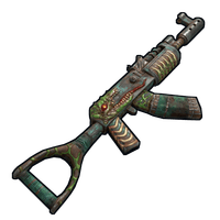 Buy Rust weapon Green Dragon AK47 skin
