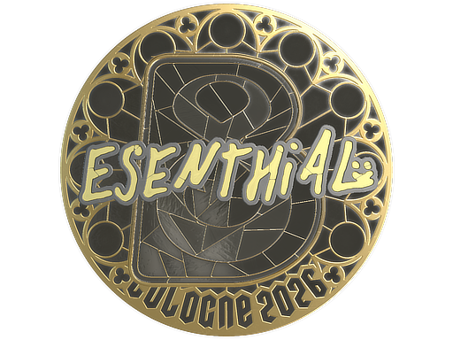 Buy CS2 sticker Sticker | esenthial (Gold) | Cologne 2026 skin